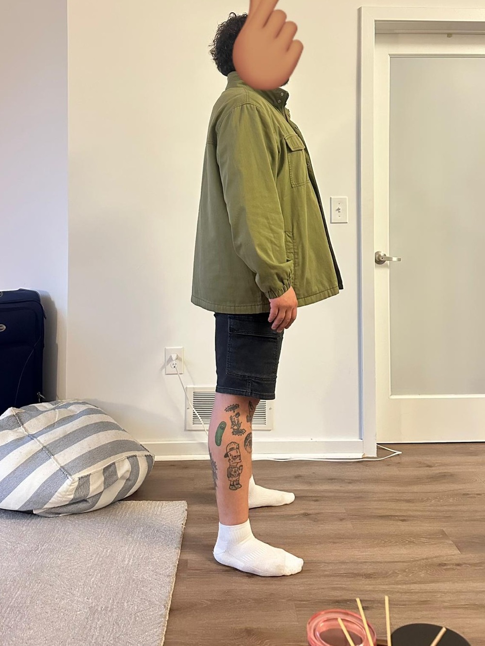 Levi Strauss Olive Green Military Field Jacket